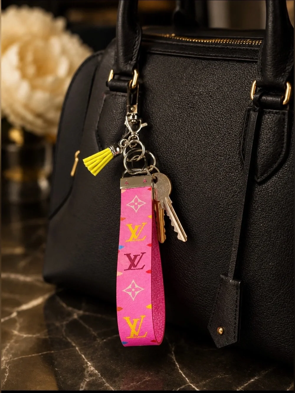 Handmade bright pink