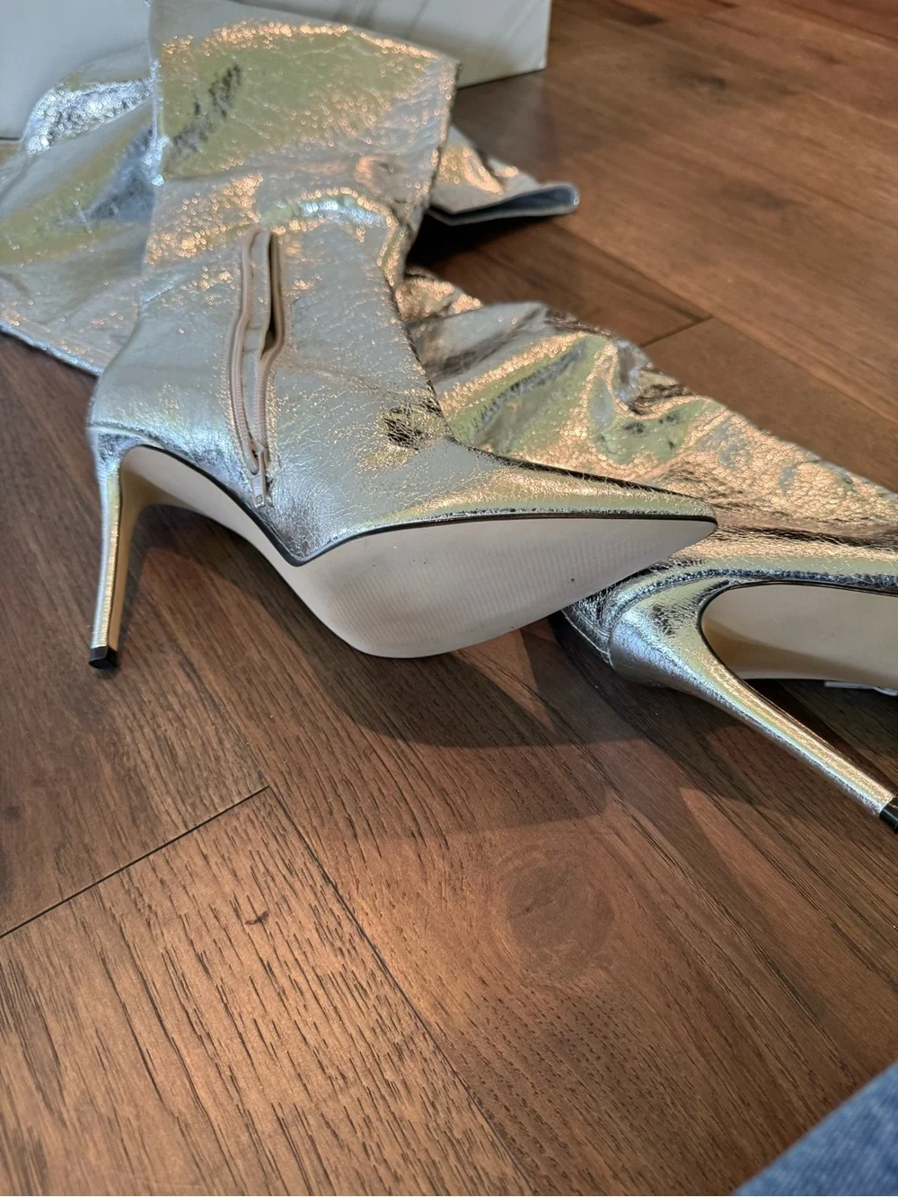 Steve Madden sleek metallic