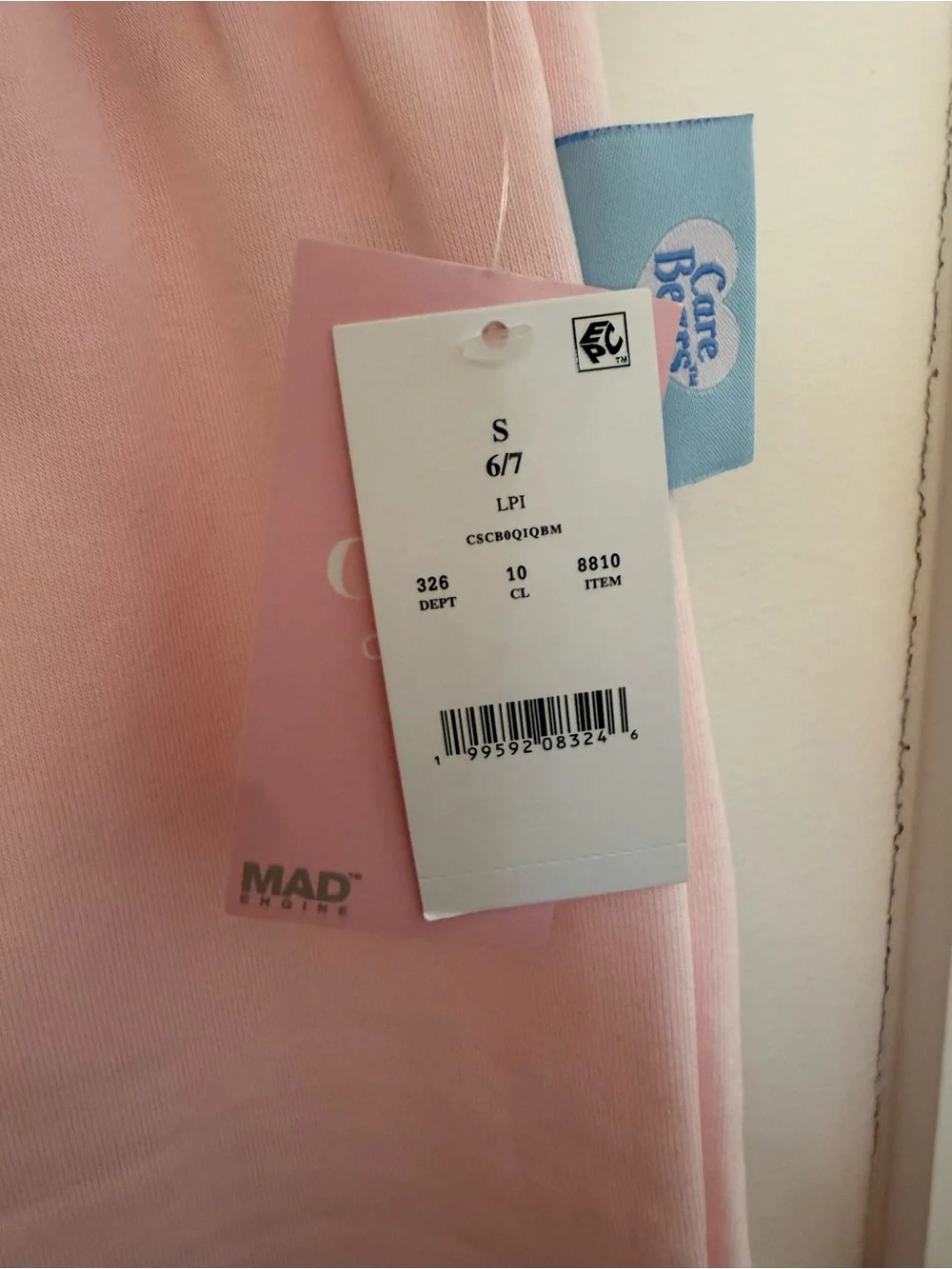 Care Bears soft pink