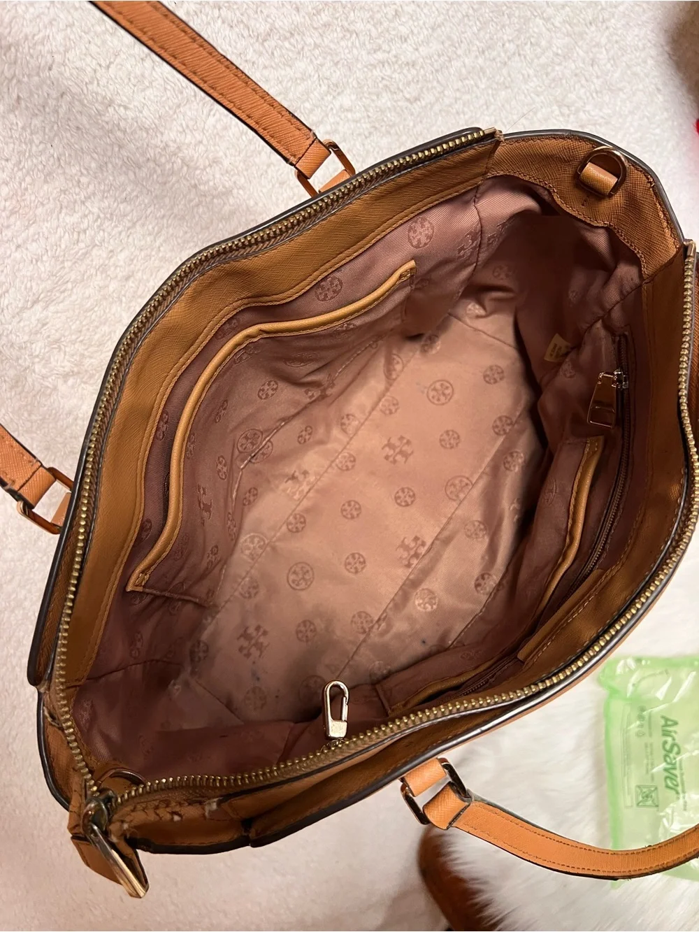 Tory Burch structured leather