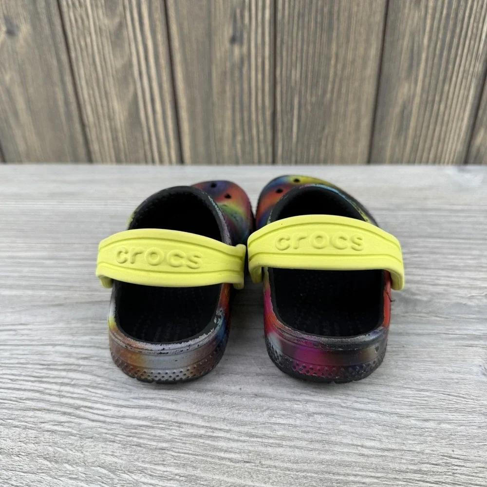Crocs Classic Solarized Multicolor Toddler Clog Size C 6 Tie Dye