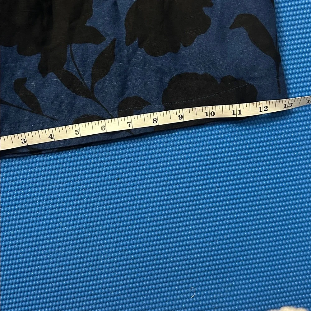Kate Spade Navy and Black Floral Jumpsuit