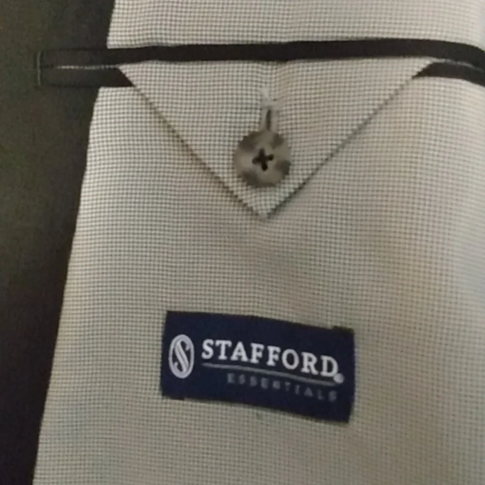 Stafford or black blazer