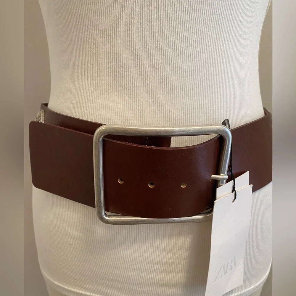 Zara leather belt