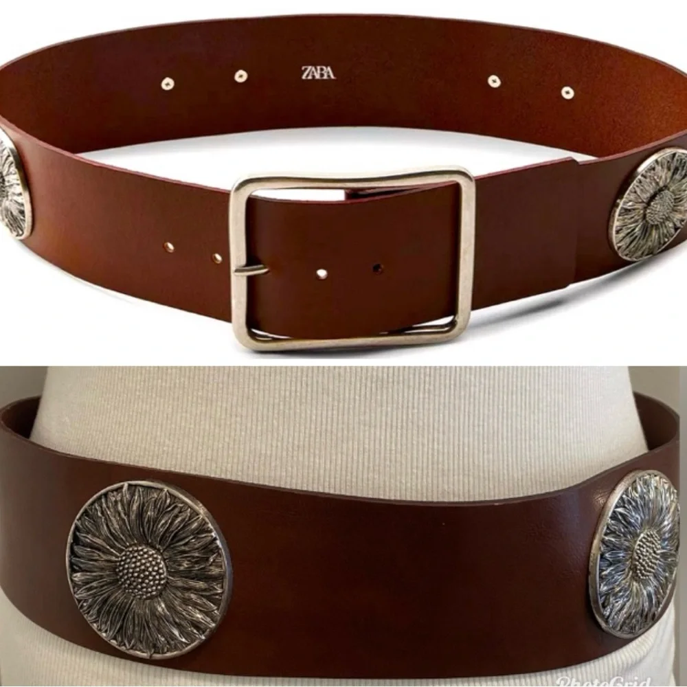 Zara leather belt