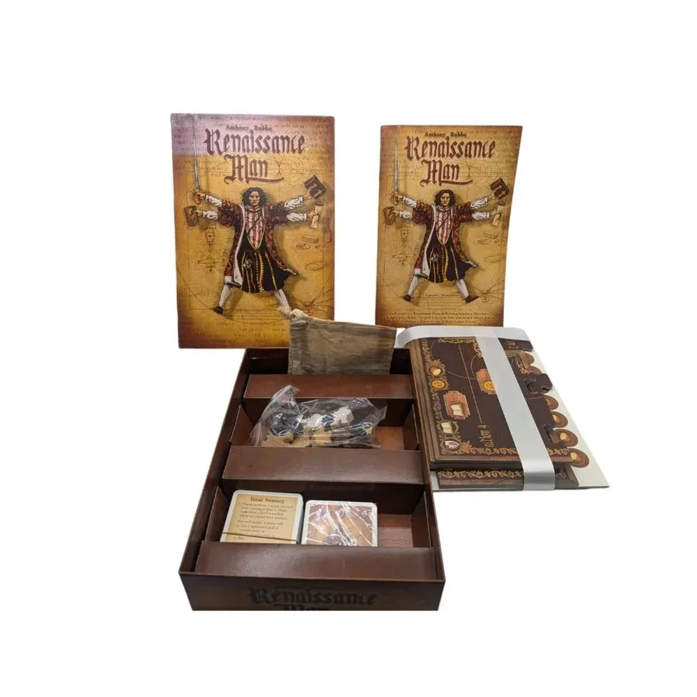 Renaissance Man Board Game By Anthony Rubbo For 1-4 Players Ages 13+
