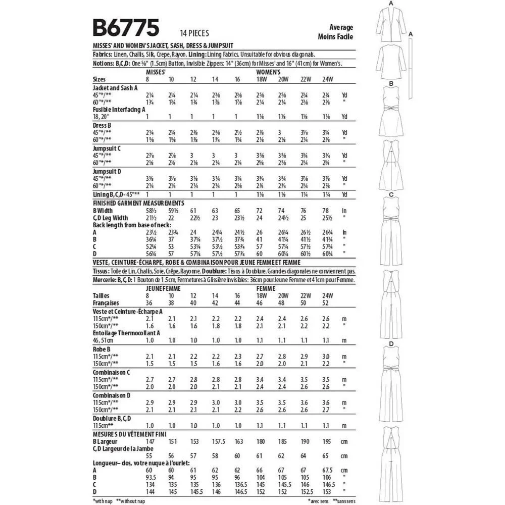 Butterick sewing pattern