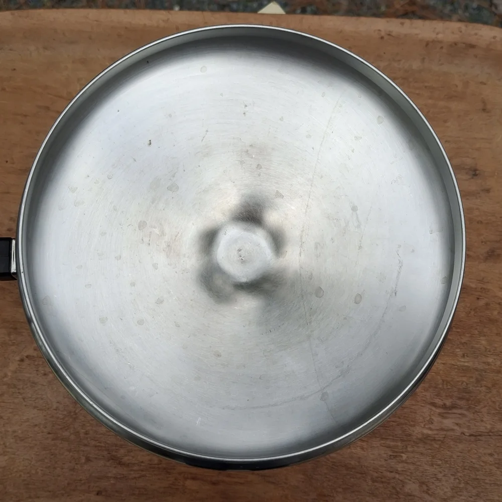 Vintage Farberware Stainless Steel Aluminum Clad 2 Quart Pot With Lid