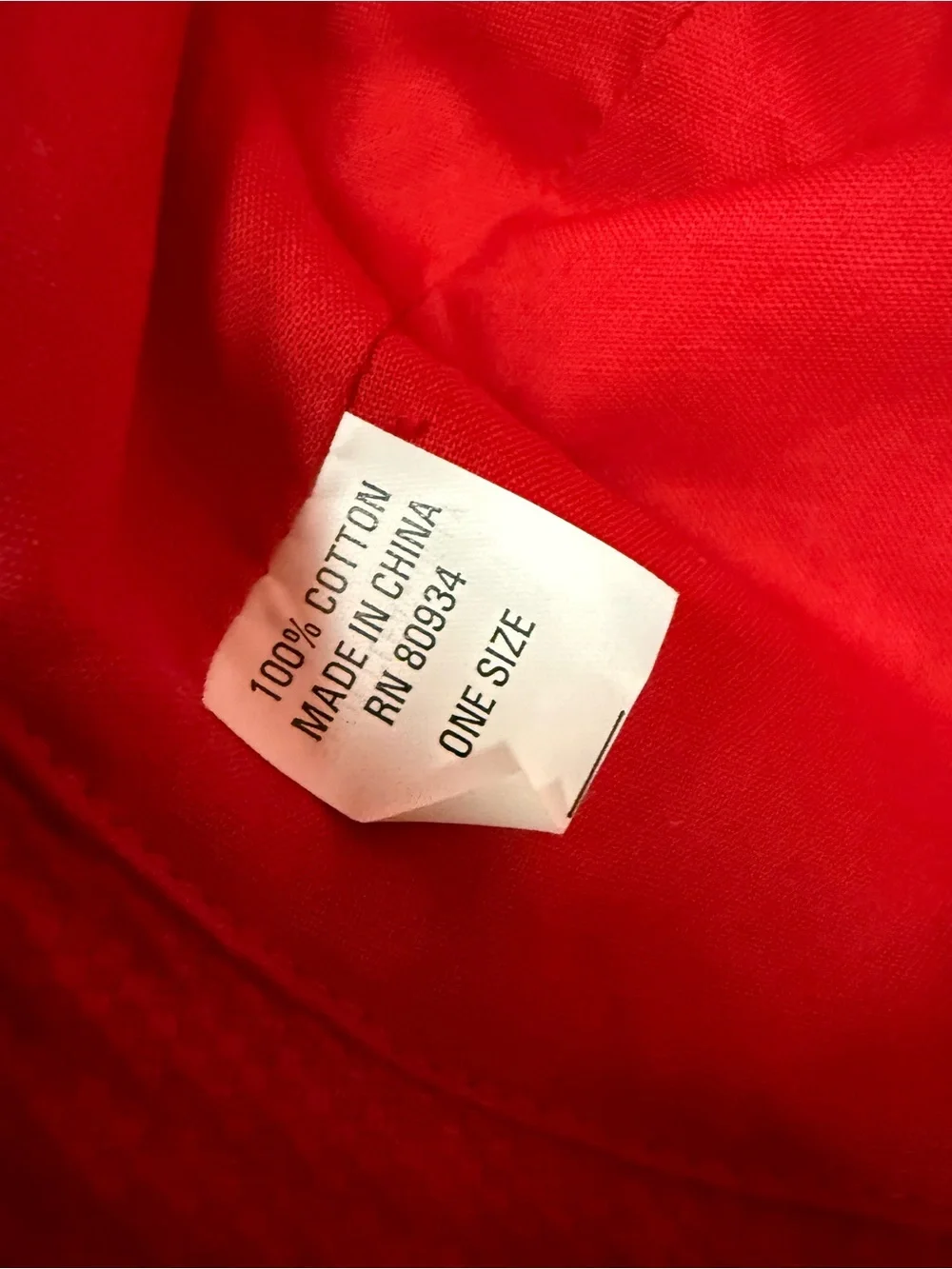 Vintage red wide