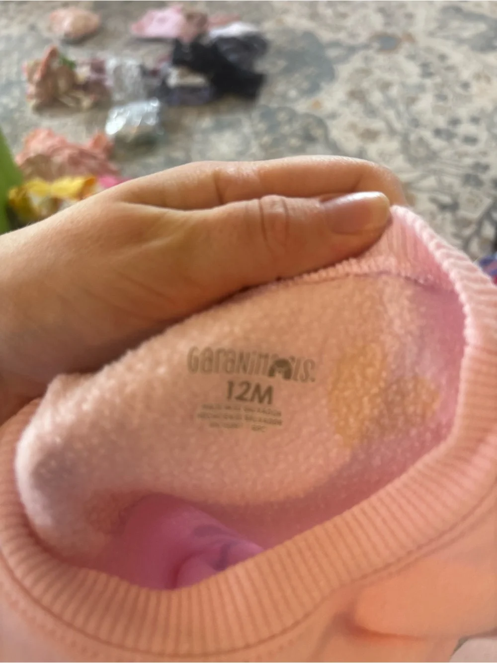 Carters light pink