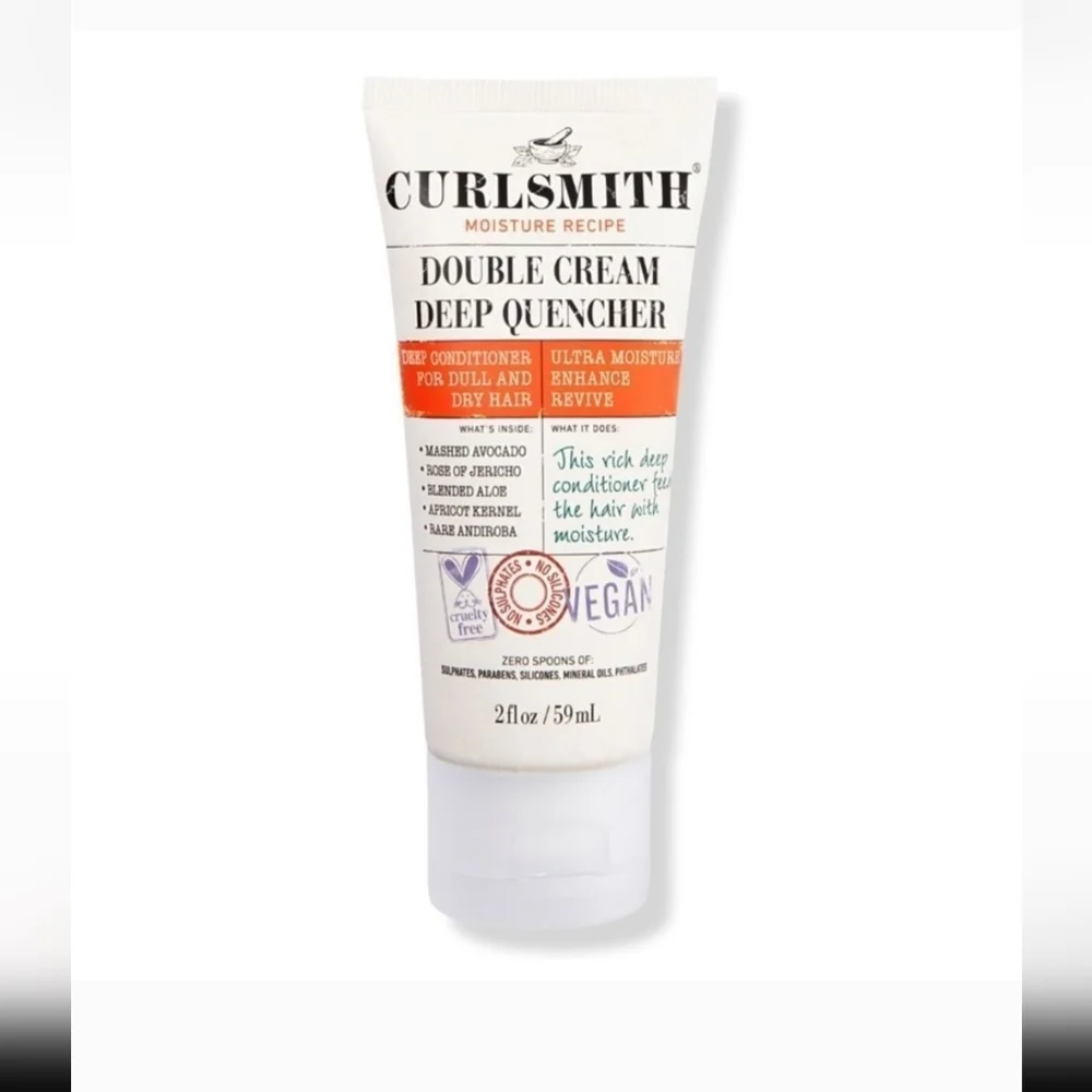 NEW! Curlsmith,  Double Cream Deep Quencher - 2fl oz/59ml - BUNDLE of 2!