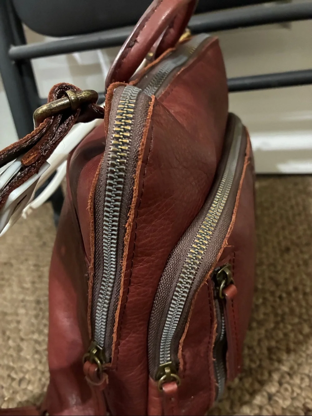 American Leather Co. backpack chestnut