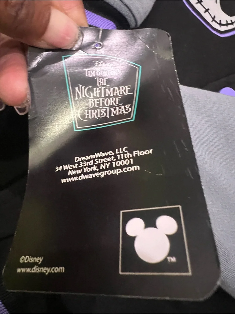 Nightmare Before Christmas kids varsity