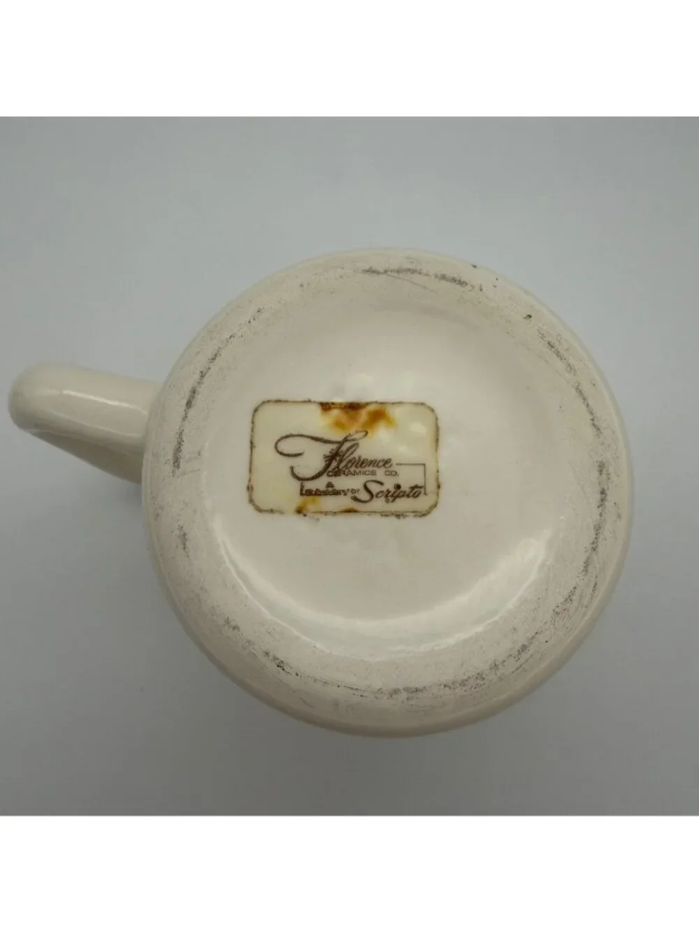 Florence Ceramics Co. vintage brunswick