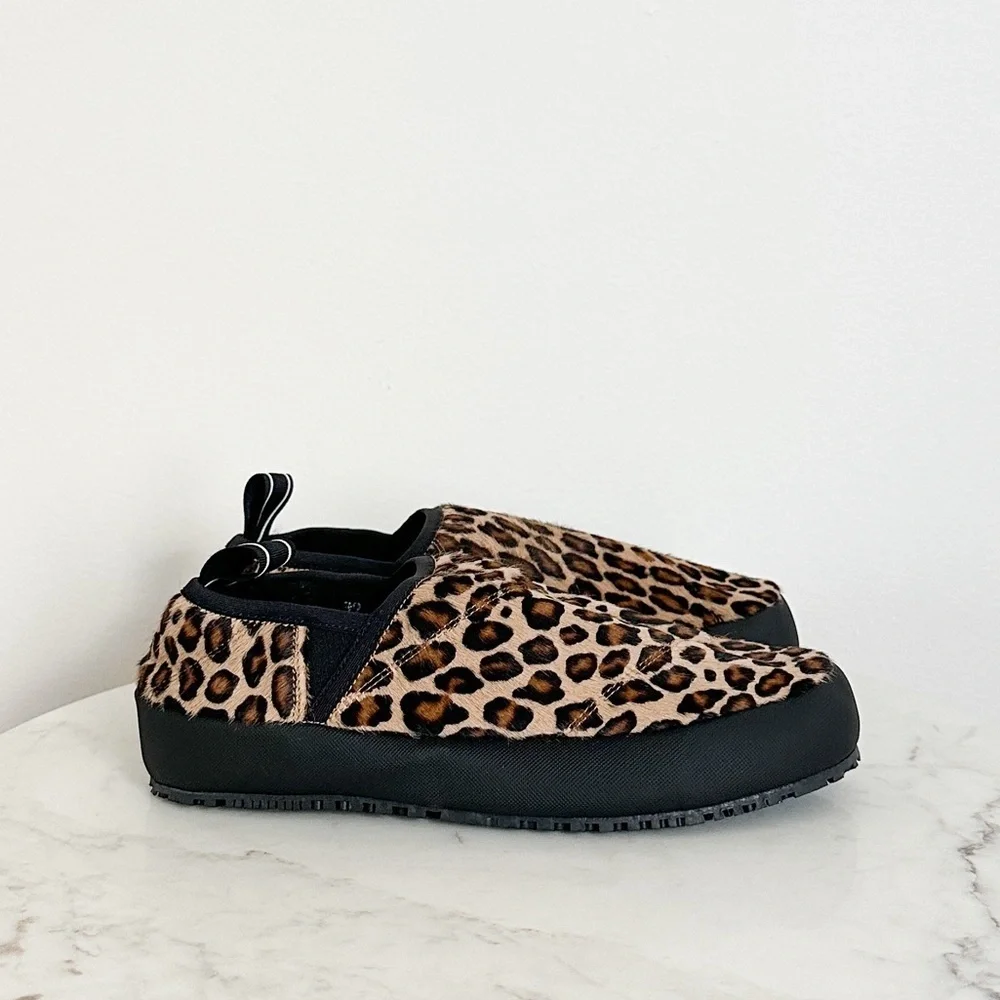 NEW P448 Anthropologie Laby Platform Slip on Leopard Print Size 39 EU 8.5-9 US