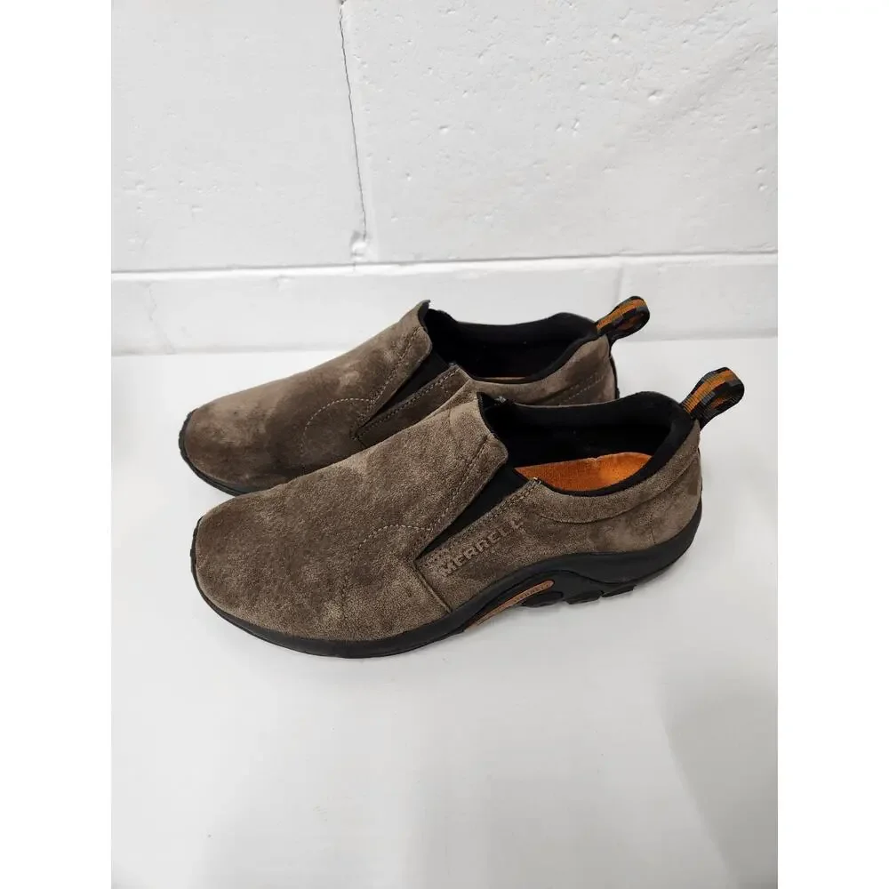 Merrell Men's Jungle Moc Slip-On Performance Suede Clogs, Size 10, In Gunsmoke