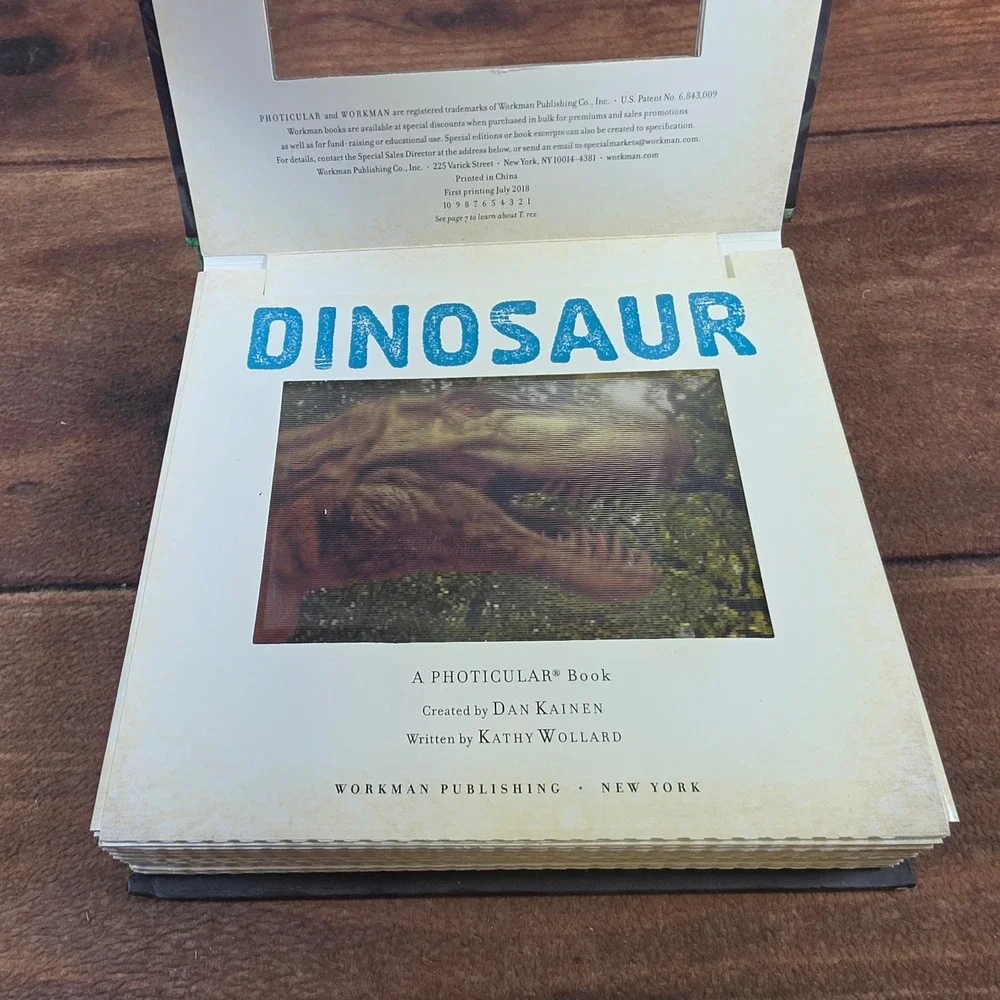 Workman Publishing dinosaur photicular