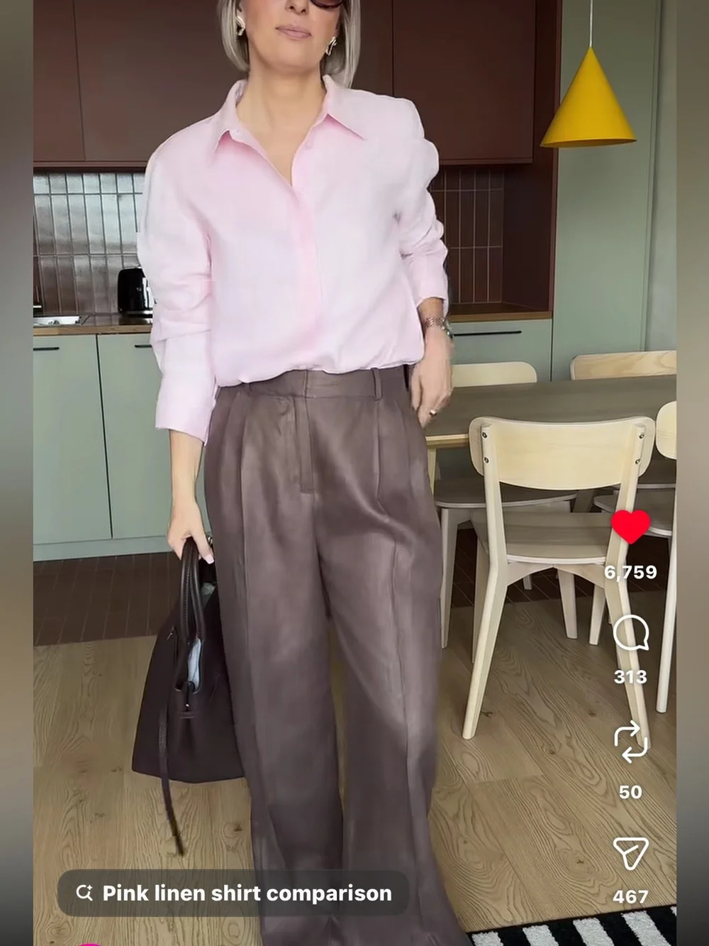 Zara 100% LINEN STRAIGHT LEG PANTS