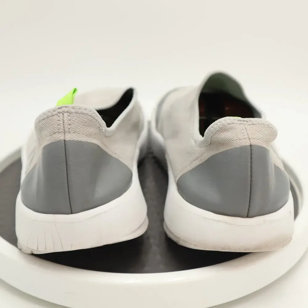 Oofos OOmg Sport Low Recovery Comfort Shoes Mens 10.5 Gray White Slip on Walking