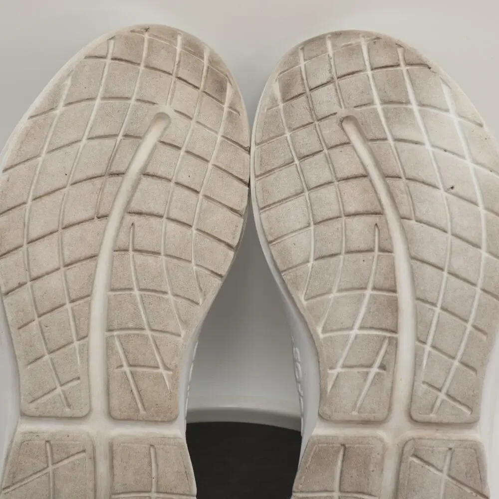 Oofos OOmg Sport Low Recovery Comfort Shoes Mens 10.5 Gray White Slip on Walking