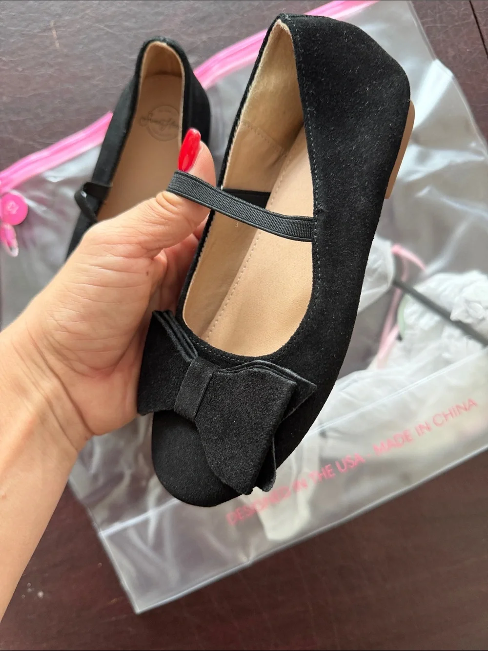 SweetHoney black suede