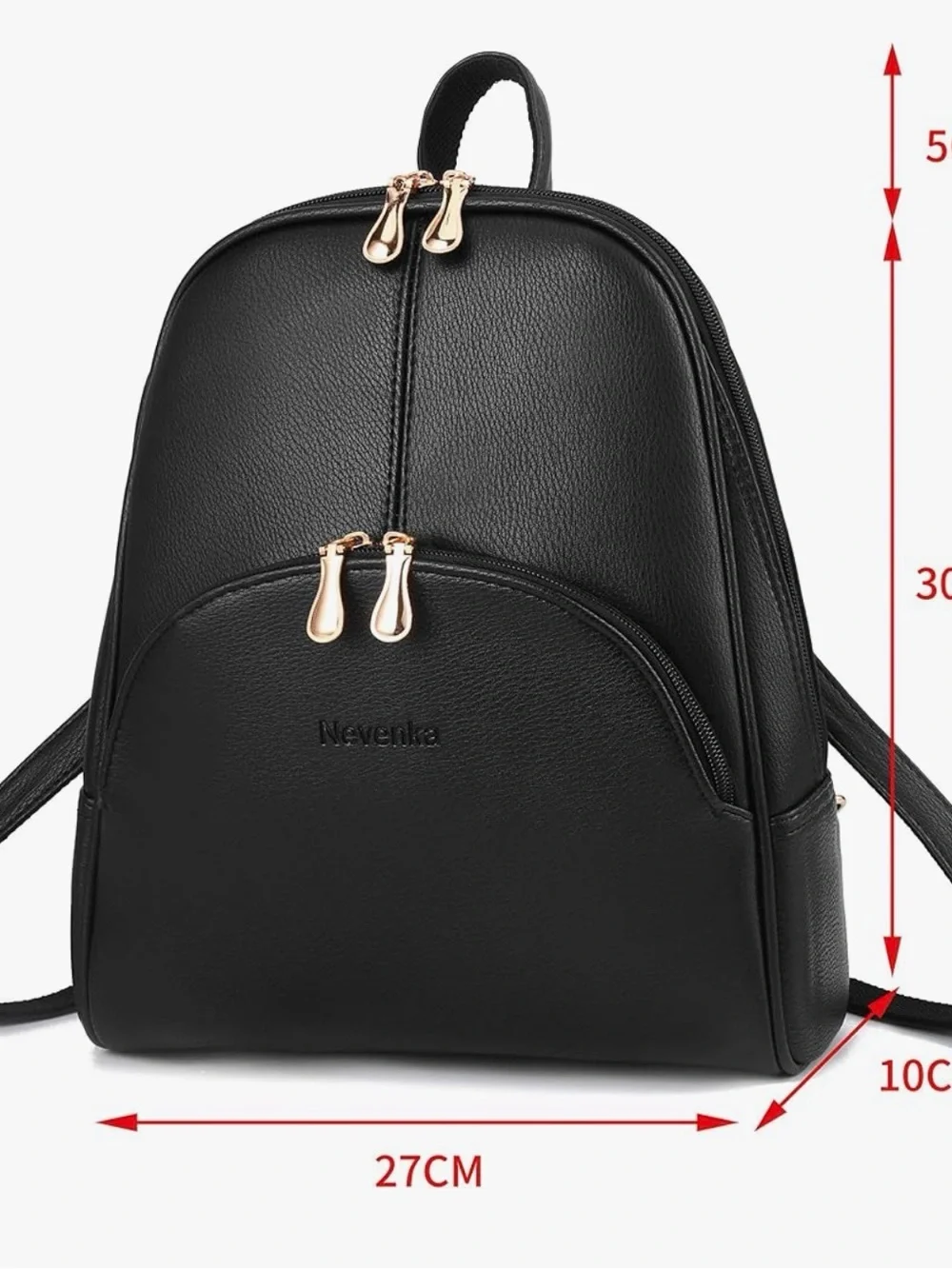 Nevenka Light Gray Women's Backpack Purse