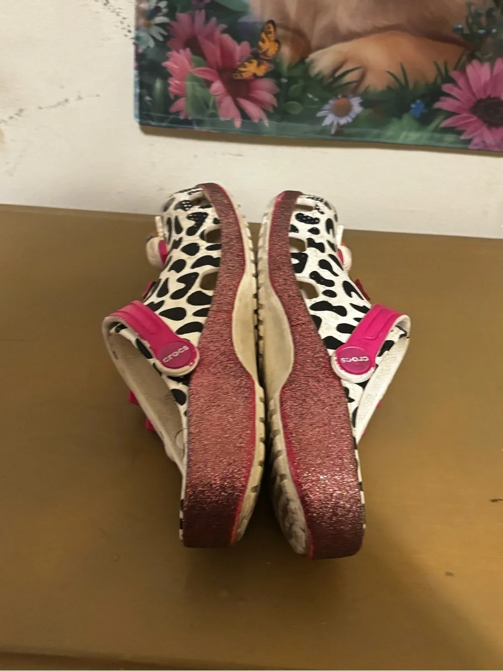 CROCS fun leopard