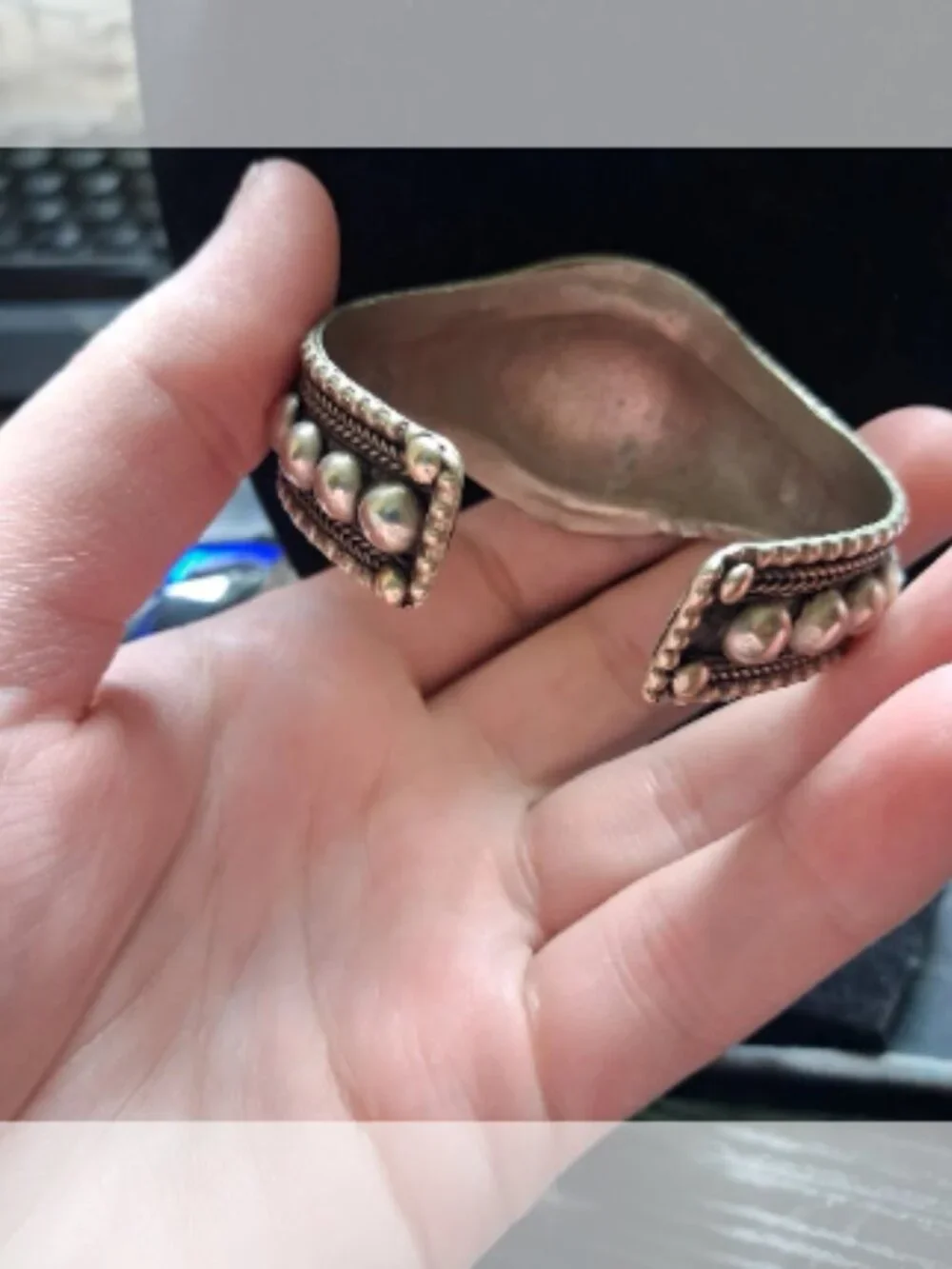 Unusual Cuff bracelet