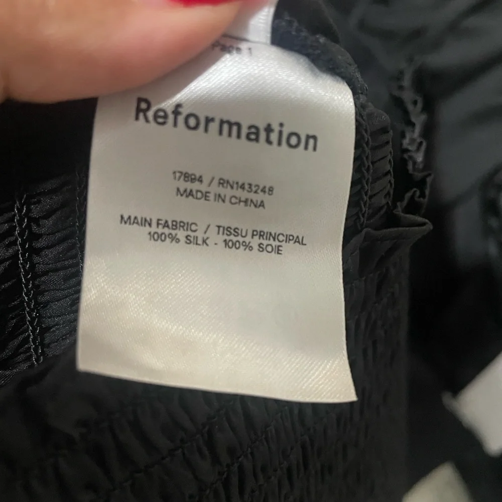 Reformation chic black