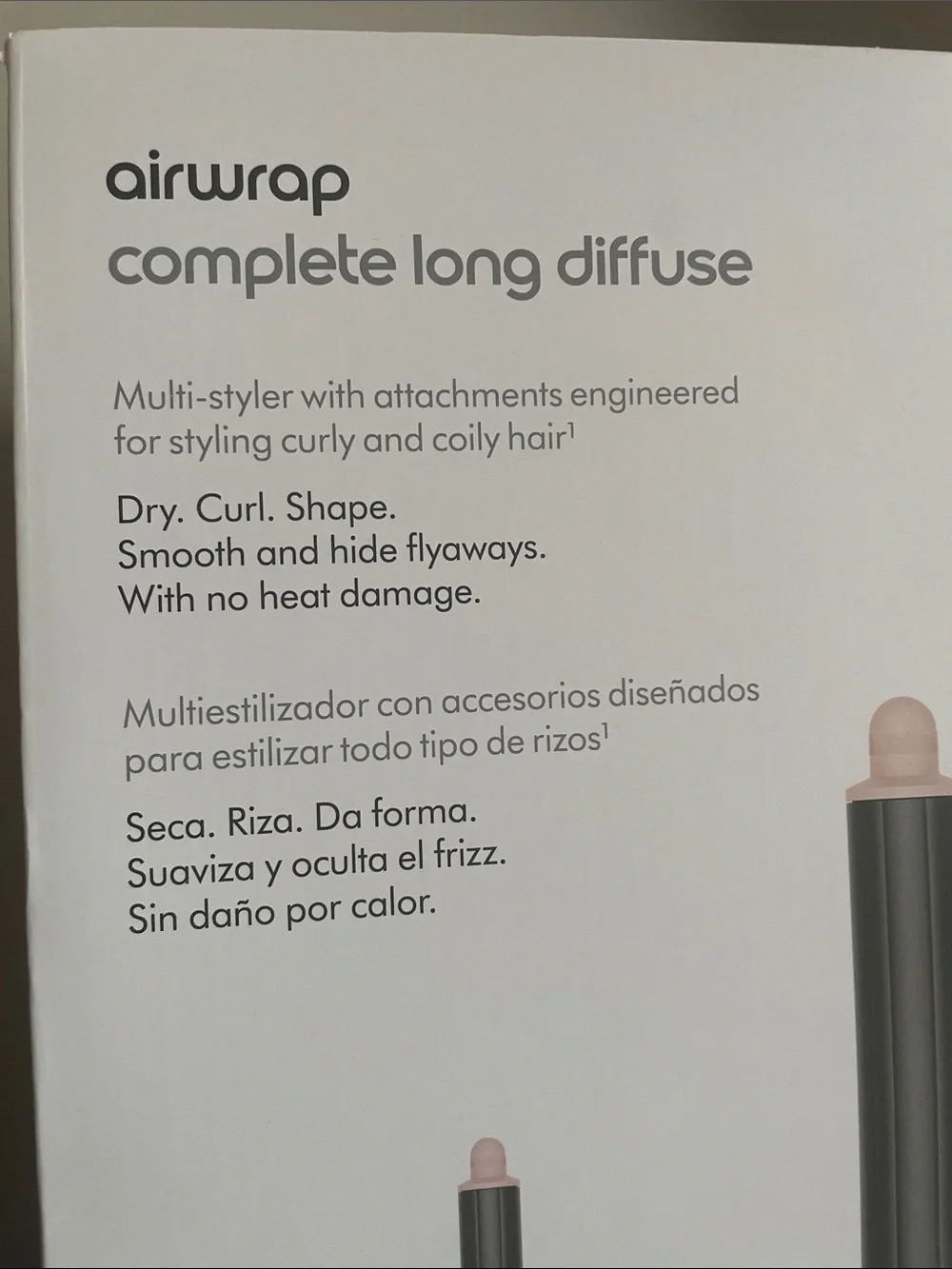 Dyson Special Edition  Strawberry Bronze Air Wrap Multi Styler With Diffuser