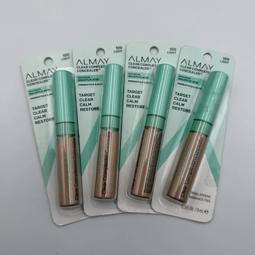 (4) Almay Clear Complexion‎ Concealer With Salicylic Acid 100 LIGHT