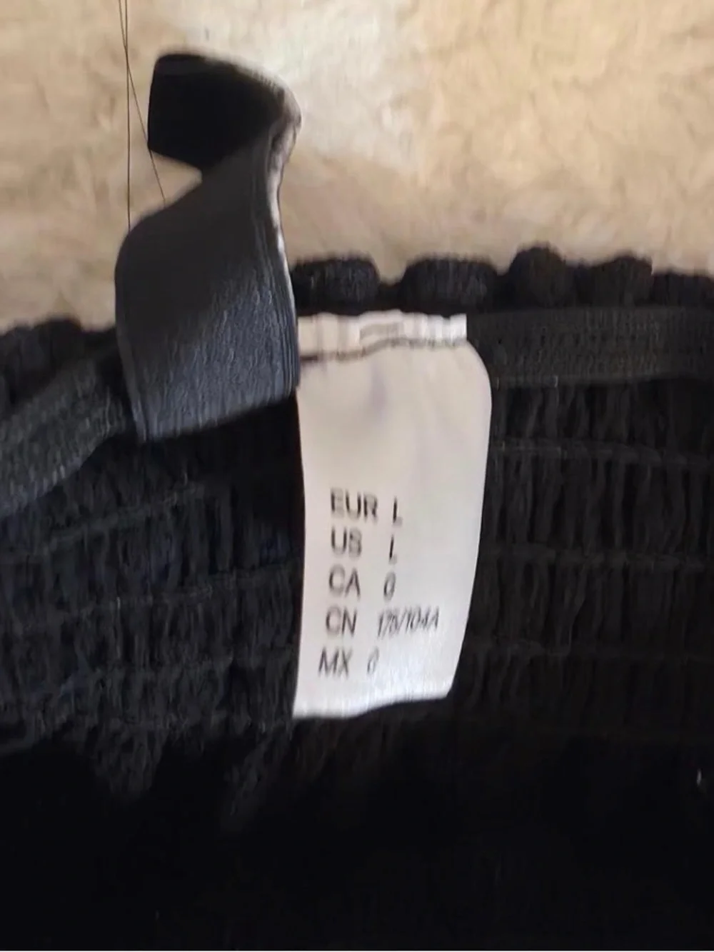 H&M black off