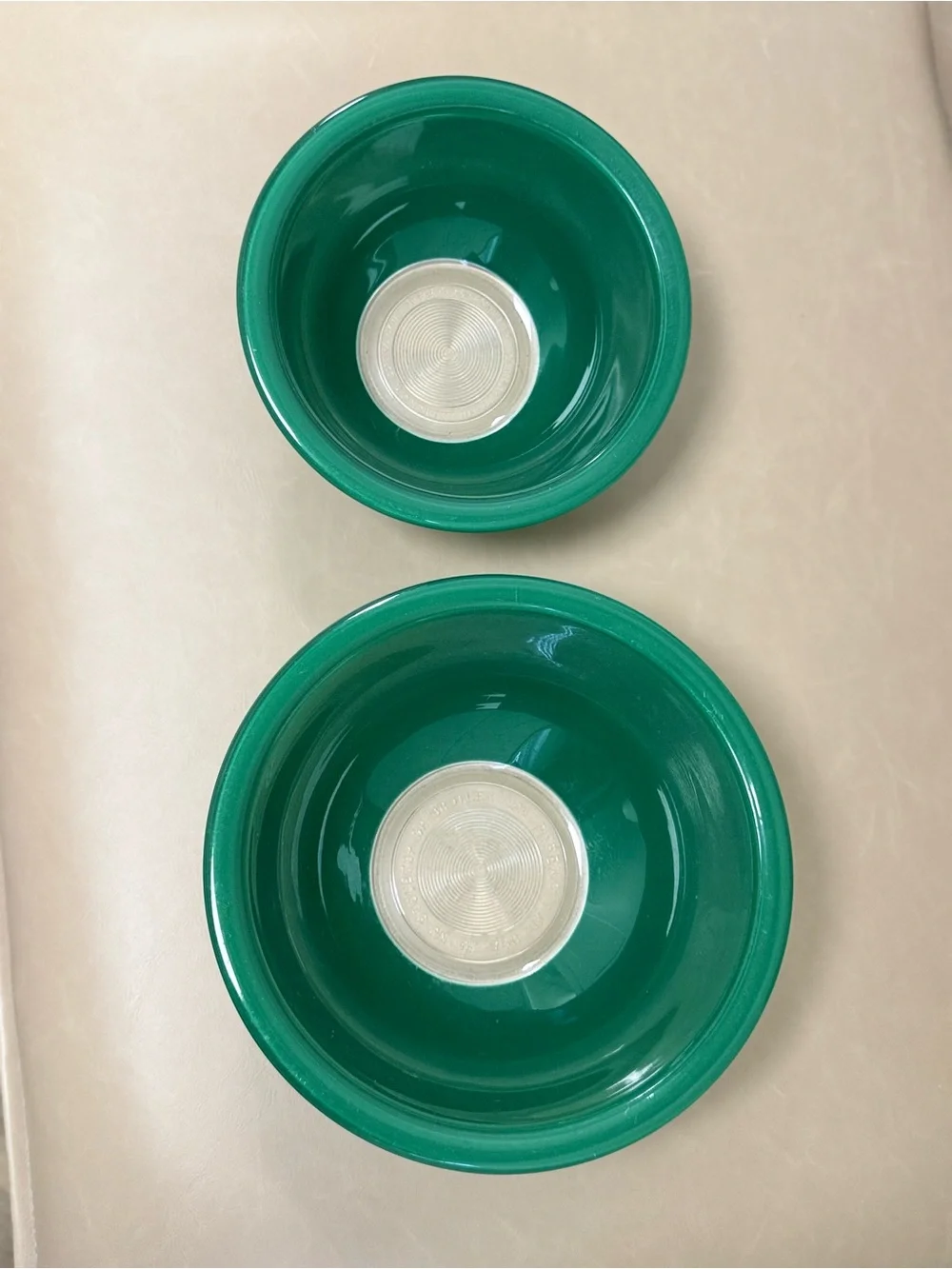 Pyrex set green