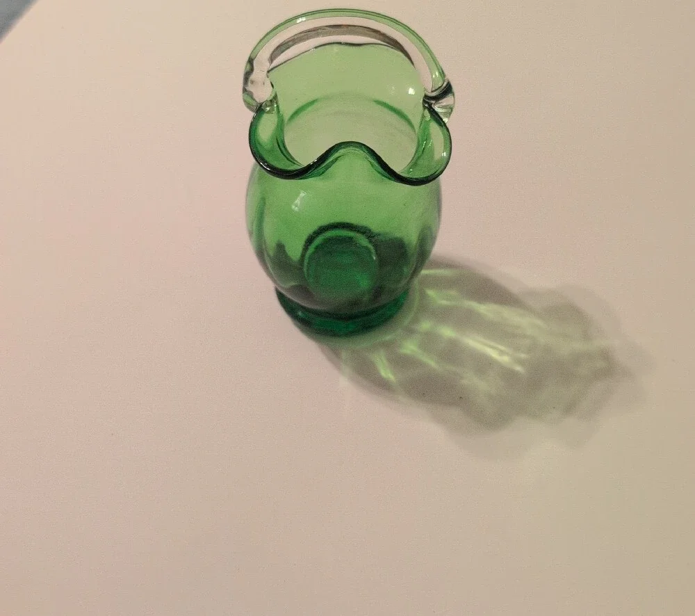 pilgrim glass handblown green