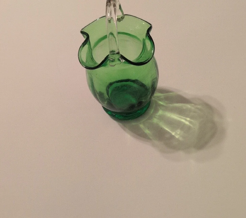 pilgrim glass handblown green