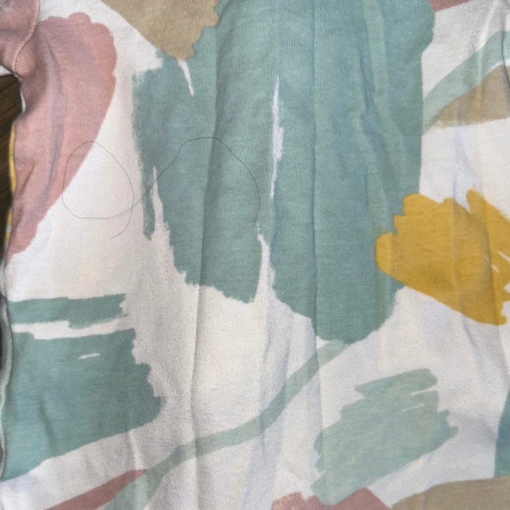 Carter’s Pastel Abstract 2-Way Zip Footie Sleeper Pajamas Baby Girls 3M