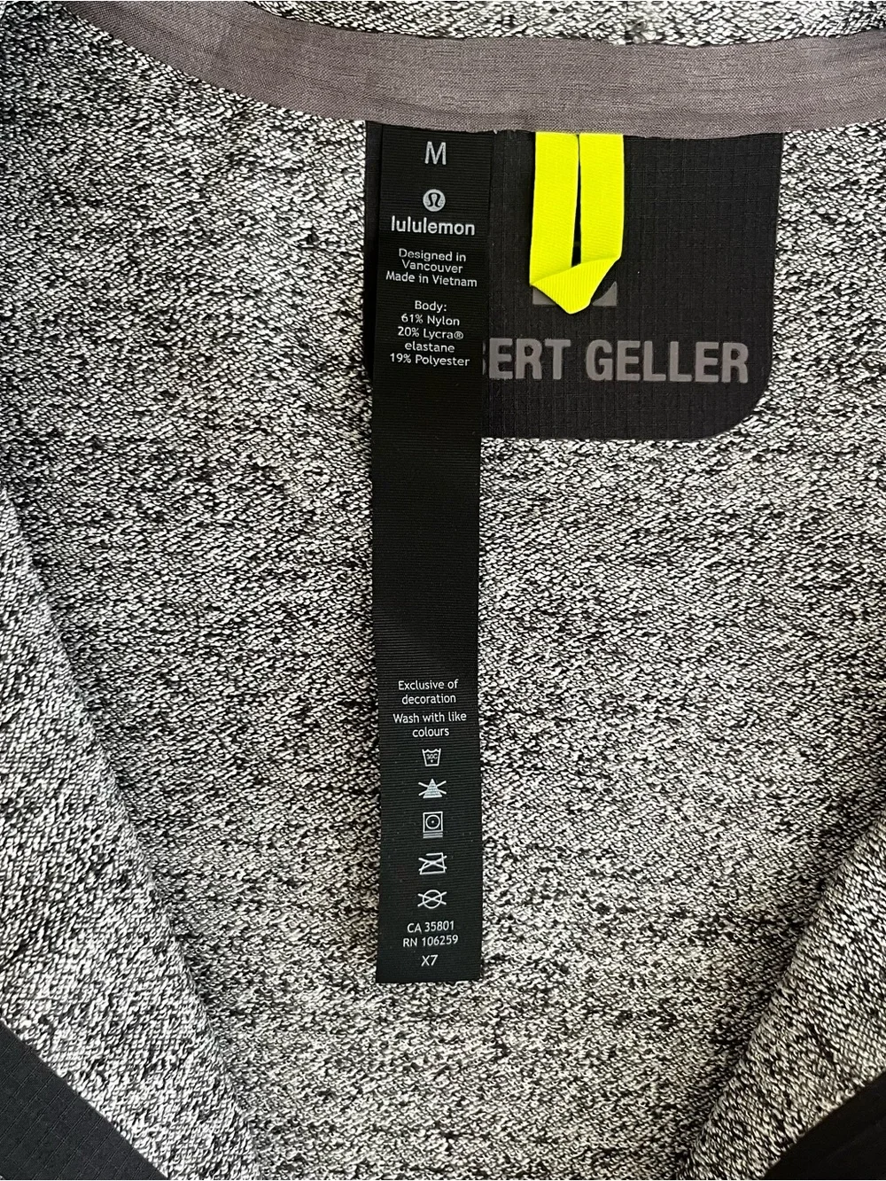Robert Geller lululemon robert