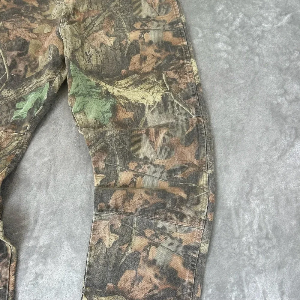 Wrangler 97GR1M Jeans Mens 36x34 Brown Camo Straight Hunting Denim Pants Outdoor