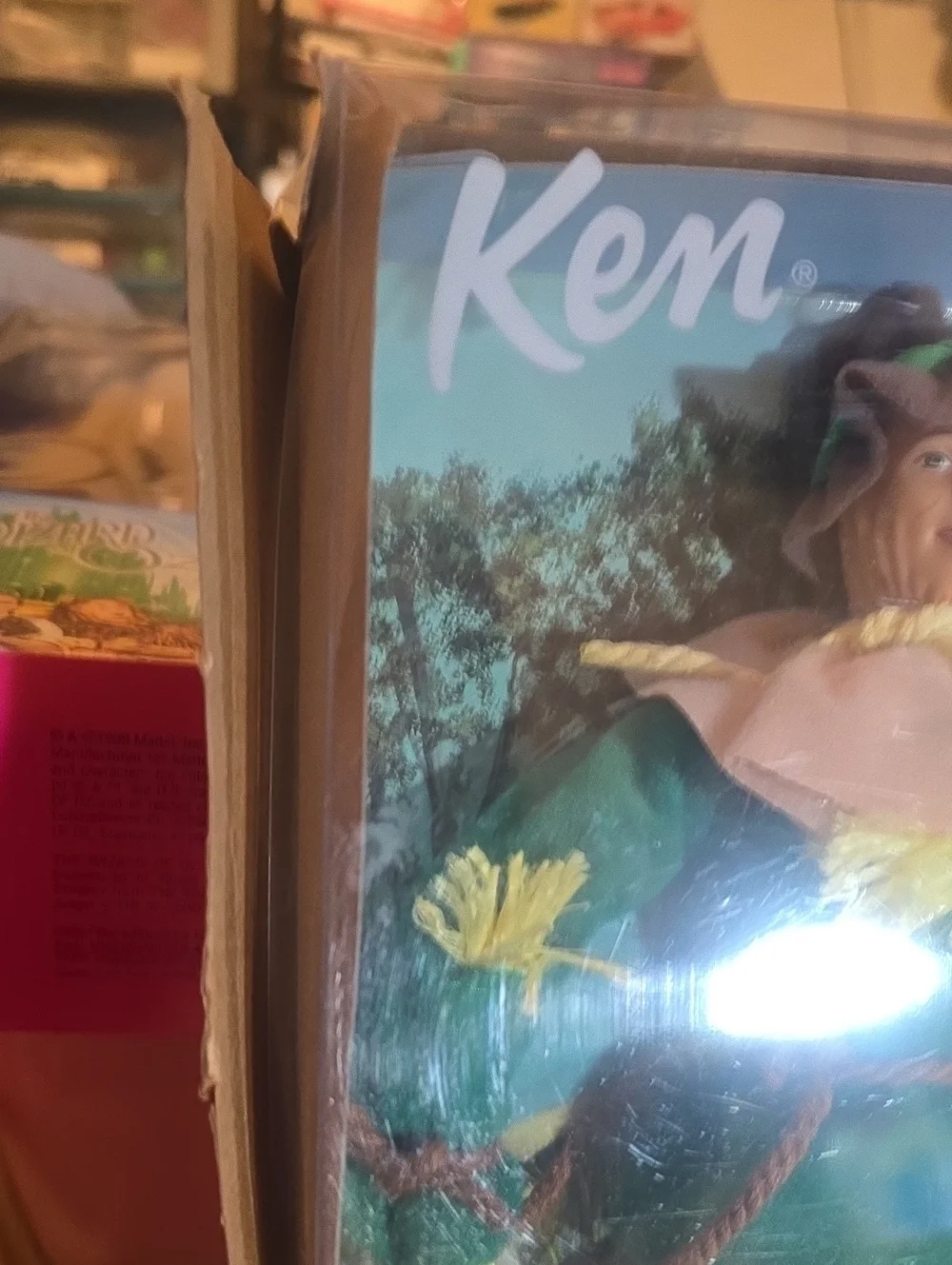 Ken Barbie Doll As Scarecrow Wizard Of OZ Damaged Package