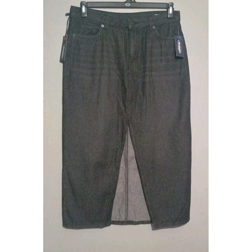 Women's Buffalo Jeans Samantha Worn Denim Midi Skirt‎ Size 30