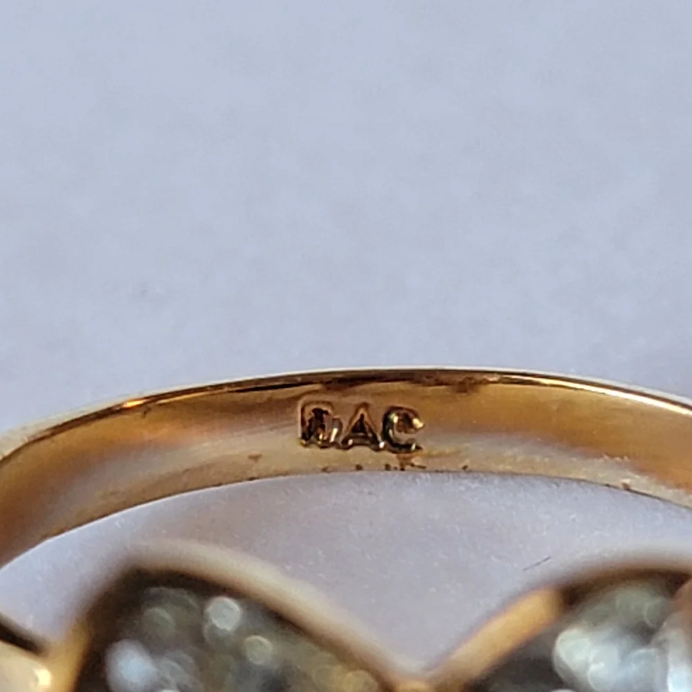 Vintage pave bow