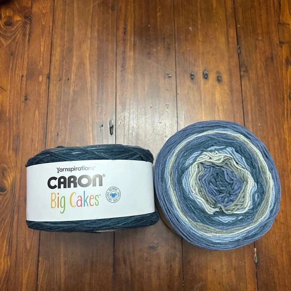 Lot of 2 Caron Big cakes , Nightberry 10.5 oz