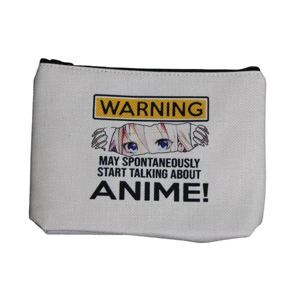Warning May Spontaneously‎ Start Talking About Anime Makeup Bag