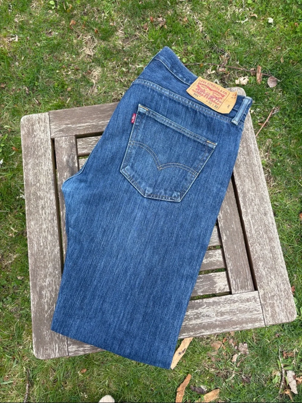 Levi's Men's Dark Blue Straight Jeans
