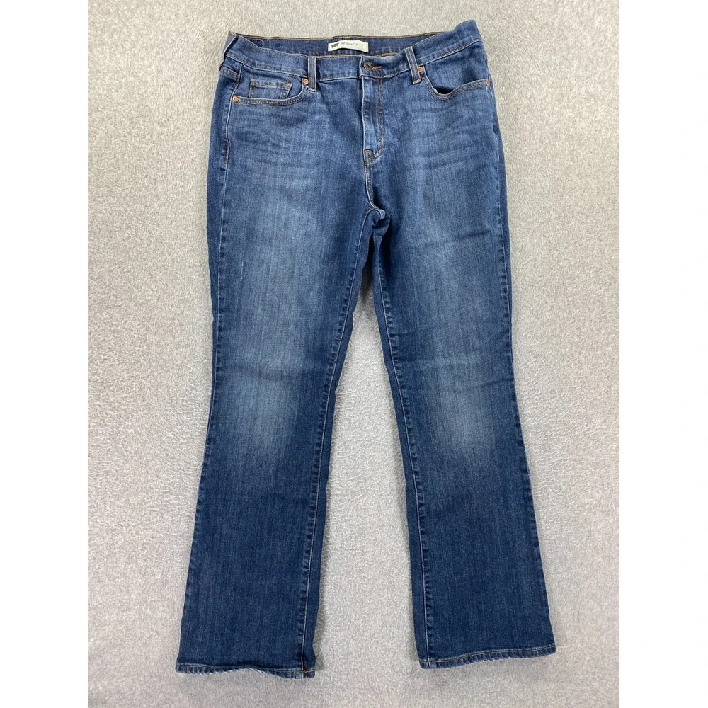 Levi's Jeans Women's‎ (14L) 34x31 Boot Cut 515 Stretch Flap Pockets Medium Wash
