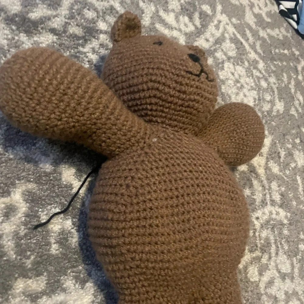 Handmade adorable brown