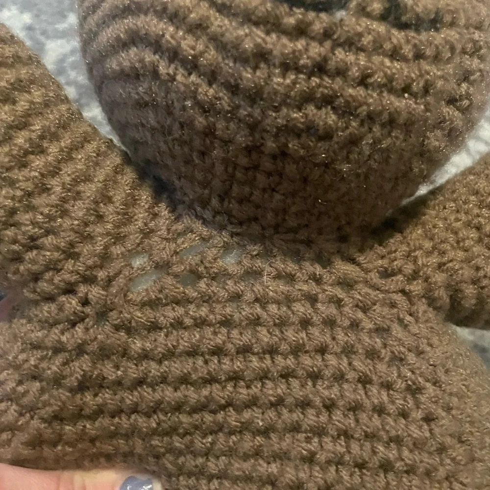 Handmade adorable brown