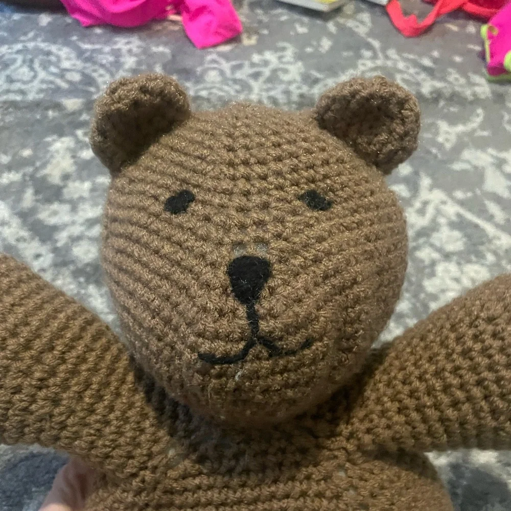 Handmade adorable brown