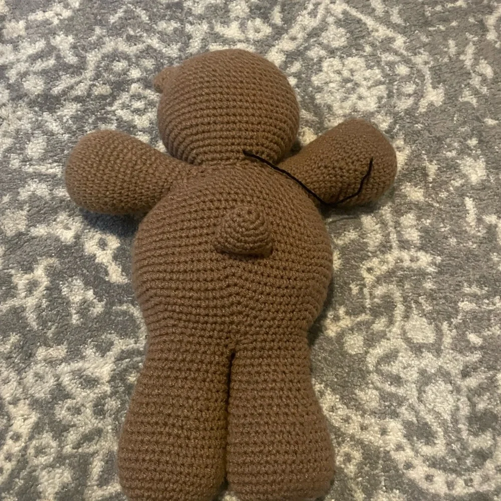 Handmade adorable brown