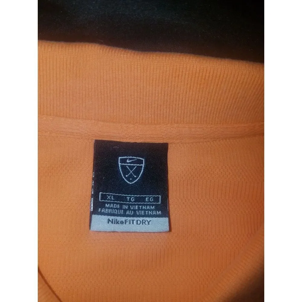 Nike Fit Dry Golf Polo XL‎ ORANGE